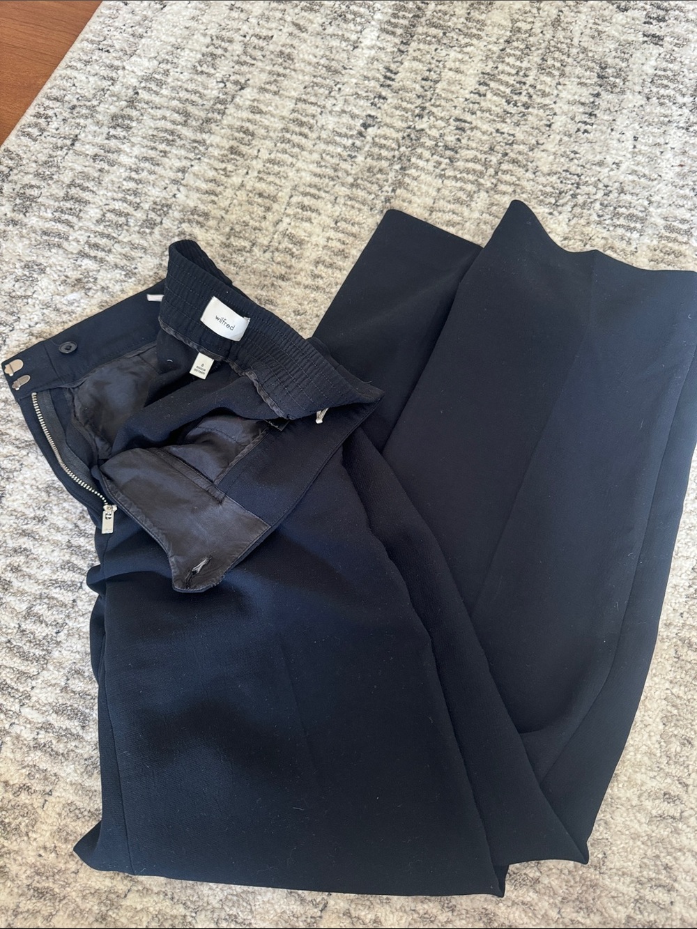 WILFRED EFFORTLESS PANTS Black Women's Dress Pants - Unbranded